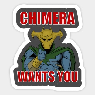 Chimera wants YOU Sticker